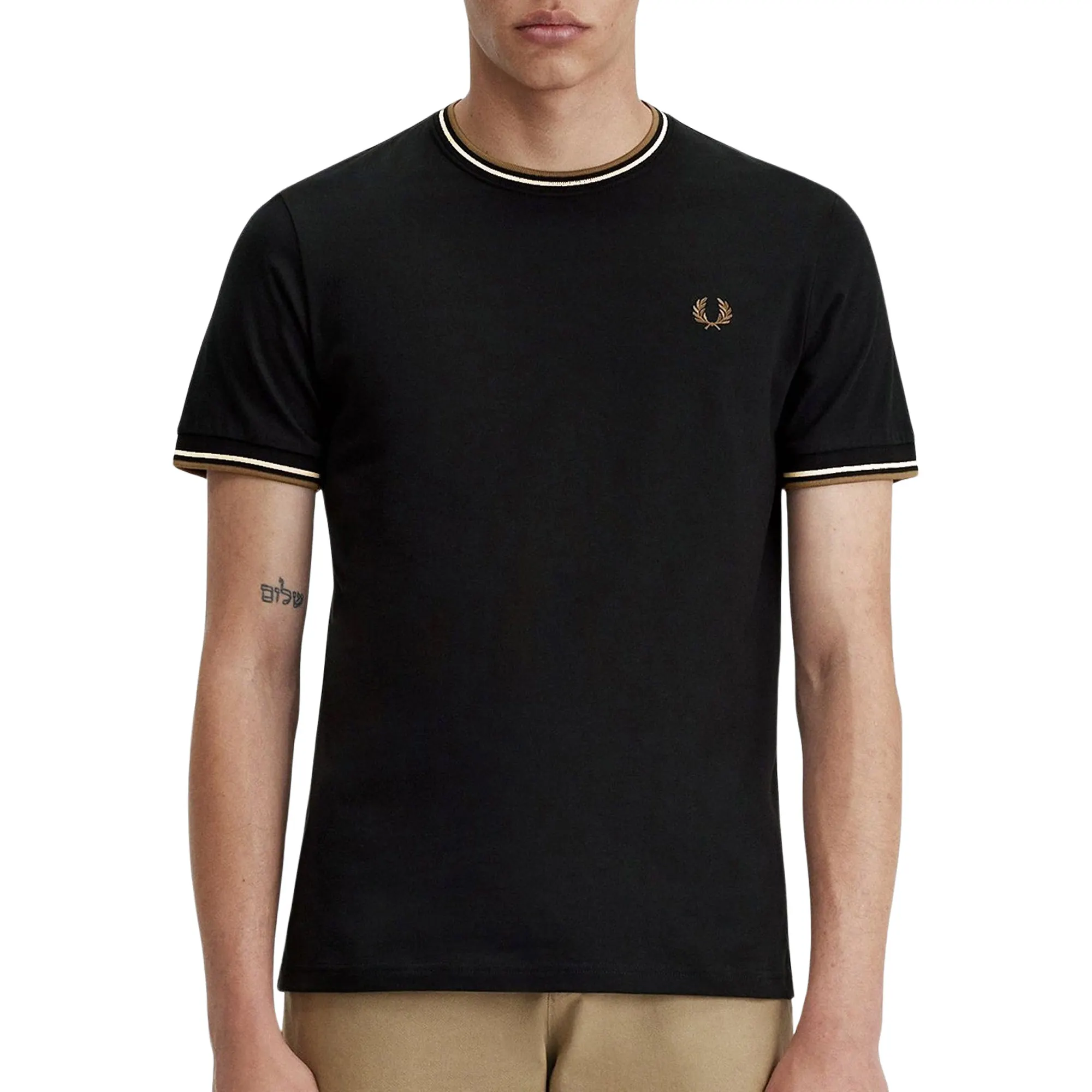 【FRED PERRY】The Twin Topped shirt Fred Perry Twin Tipped Shirt Heren | PlutoSport